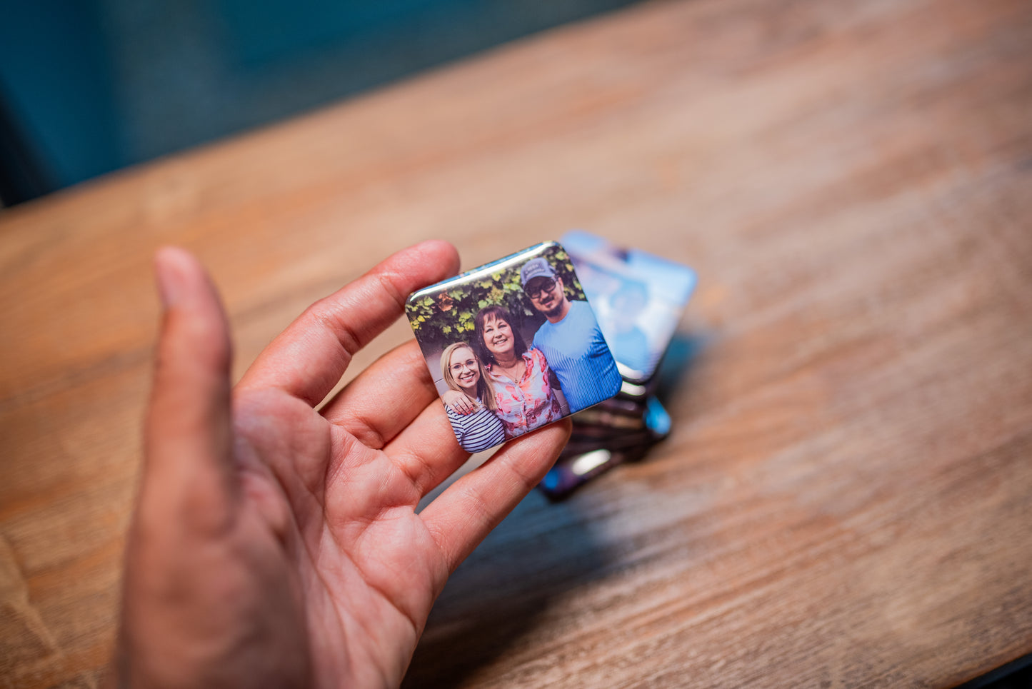 5cm Square Premium custom Photo Magnets