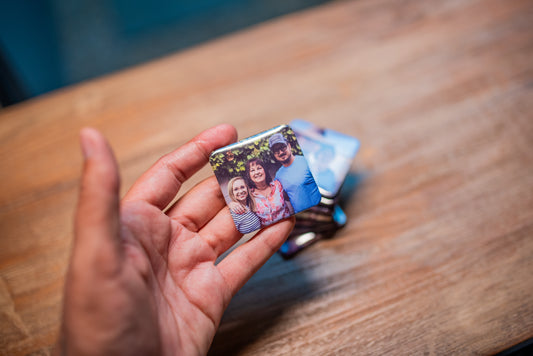 5cm Square Premium custom Photo Magnets