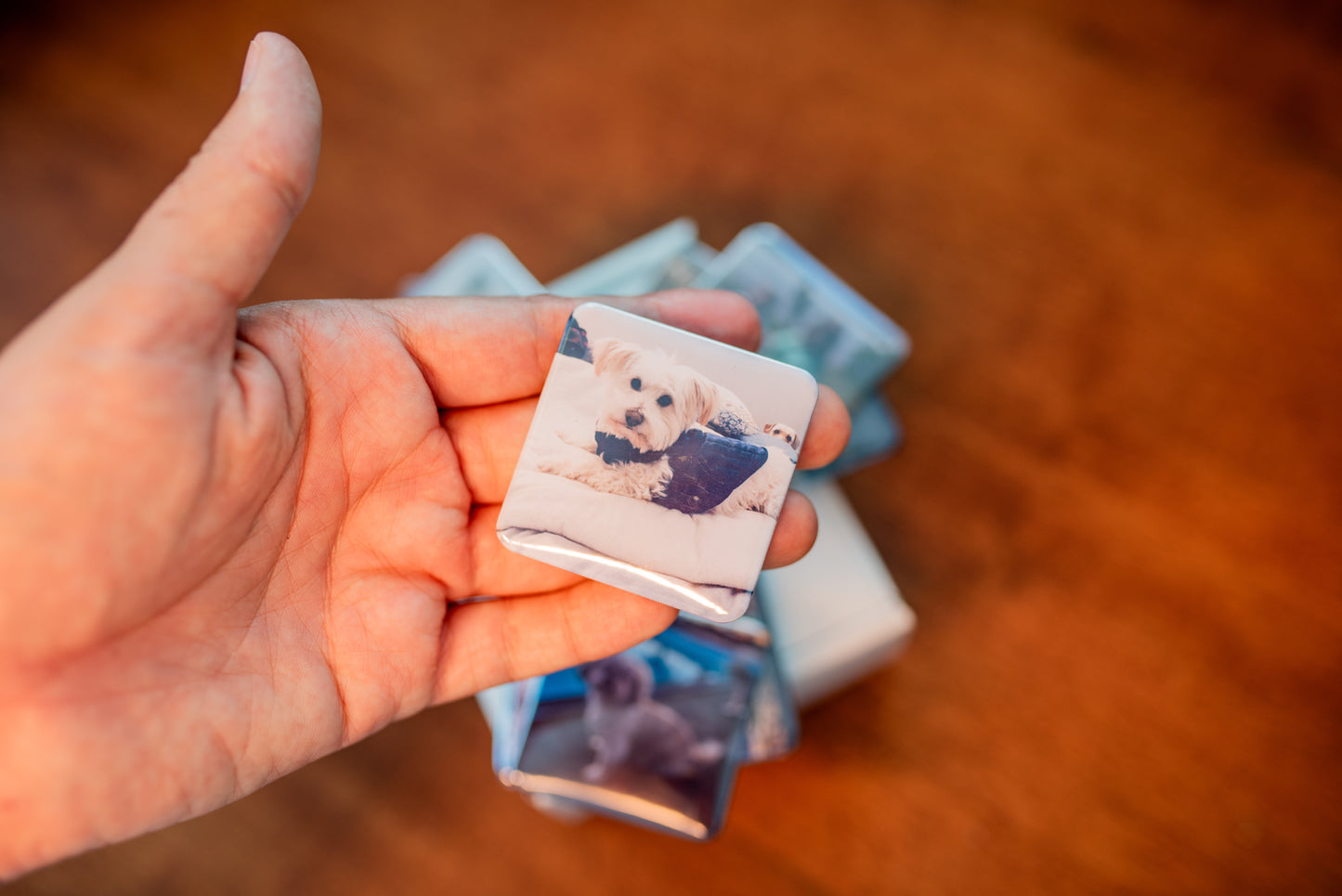 5cm Square Premium custom Photo Magnets