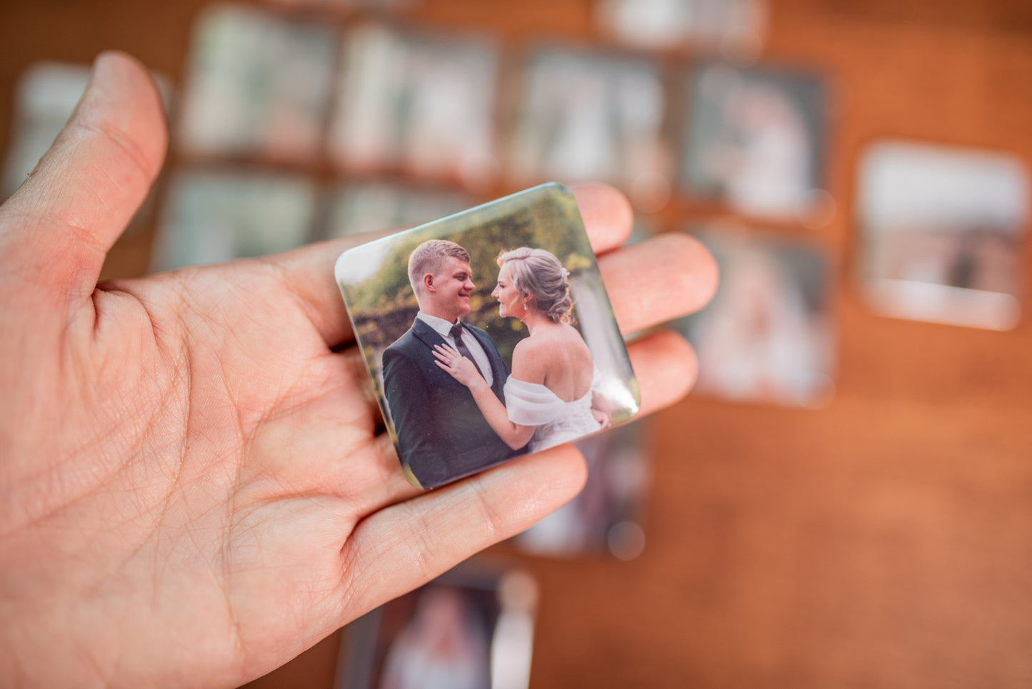 5cm Square Premium custom Photo Magnets