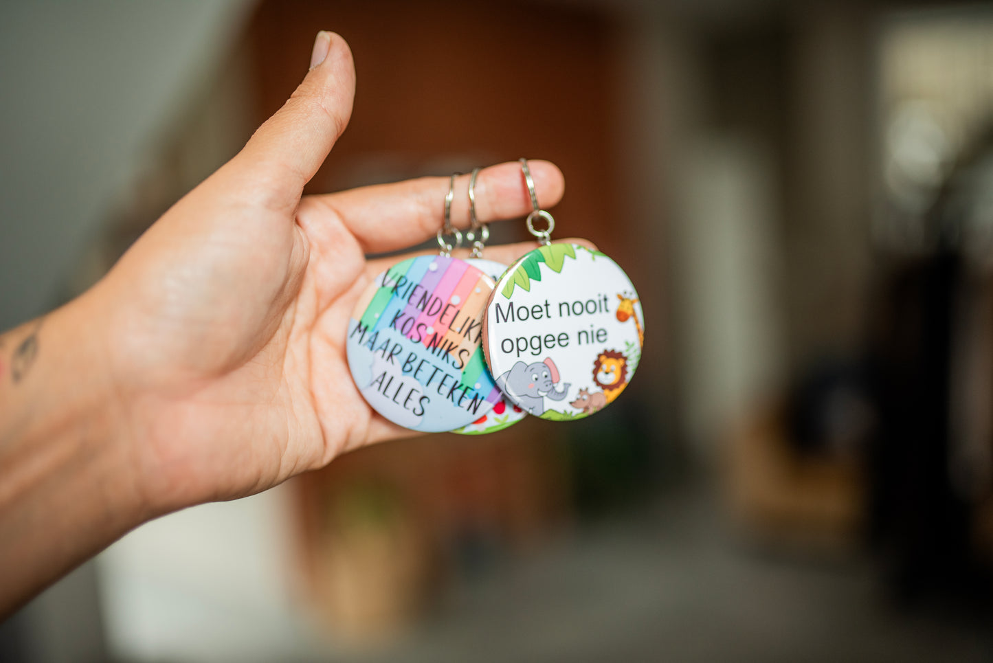 5cm Premium Custom Round Keychains