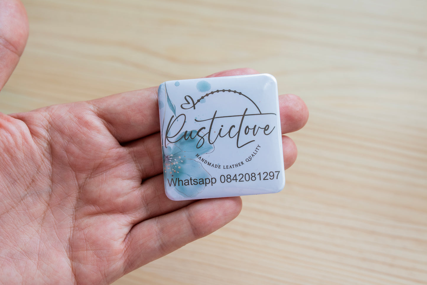 5cm Square Premium Custom Square Business Magnets
