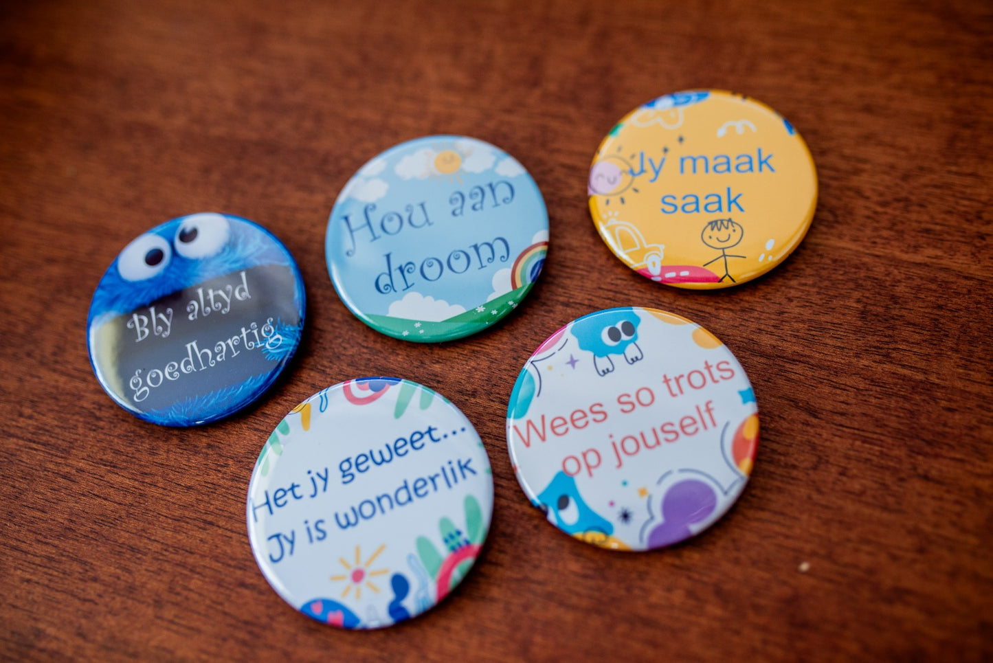 5cm Round Premium Custom Badge Pins