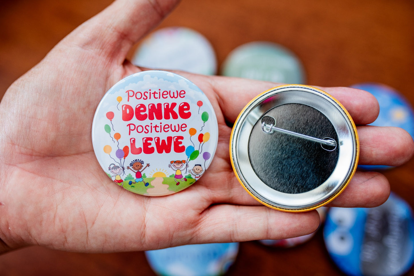 5cm Round Premium Custom Badge Pins