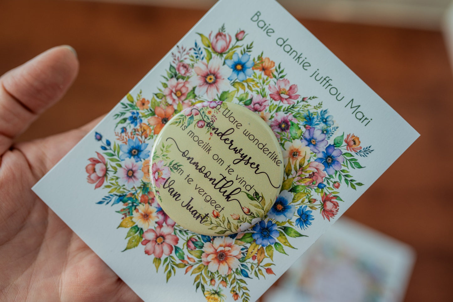 Teacher appreciation fridge magnet